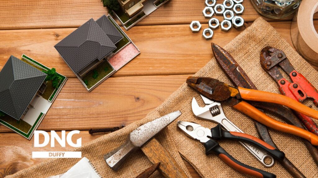 TOOLS ON A TABLE