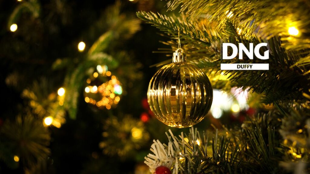 christmas tree decoration close up